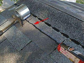 Low-profile dull finish blends with roof lines.