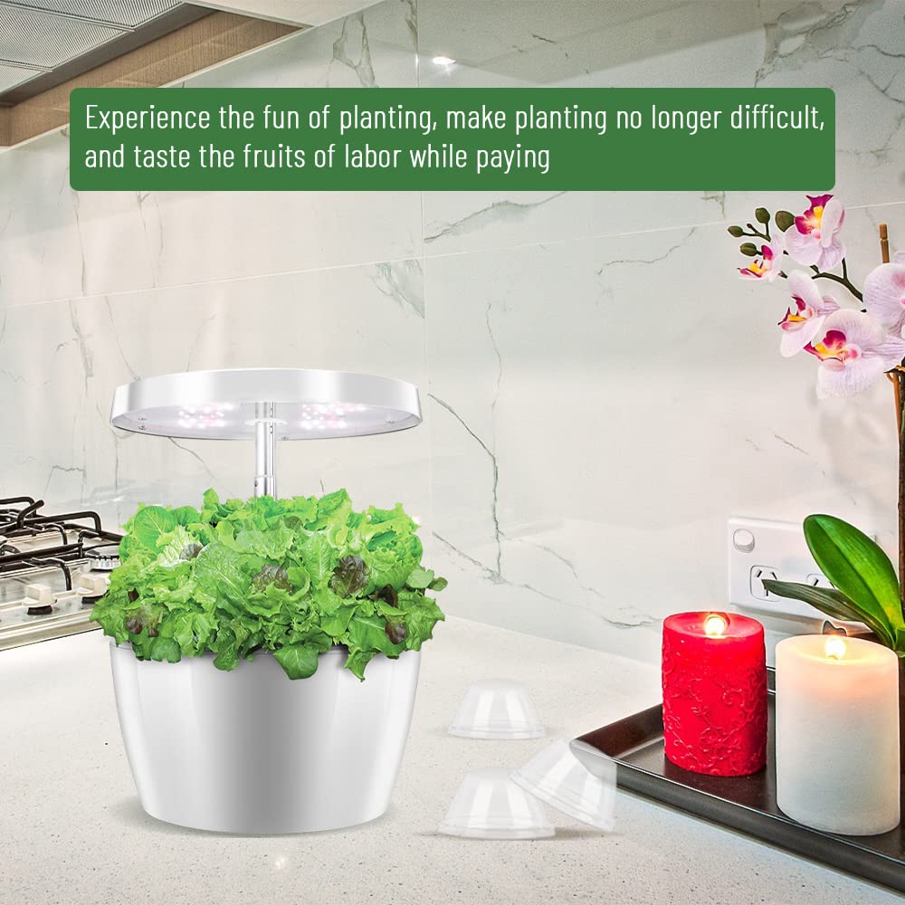 Roucerlin domes help maintain warmth and humidity for germination.
