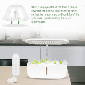 Roucerlin fits standard grow baskets for indoor hydroponic setups.