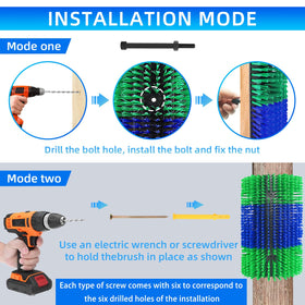Rouisxue two screw sets included for secure installation.