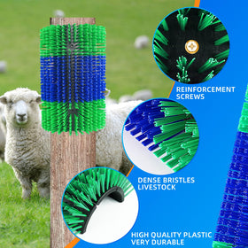 Rouisxue upgraded back-plate enables flexible mounting on posts or trees.