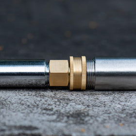 RouLiPouLi brass swivel adapter enables easy outdoor connections.