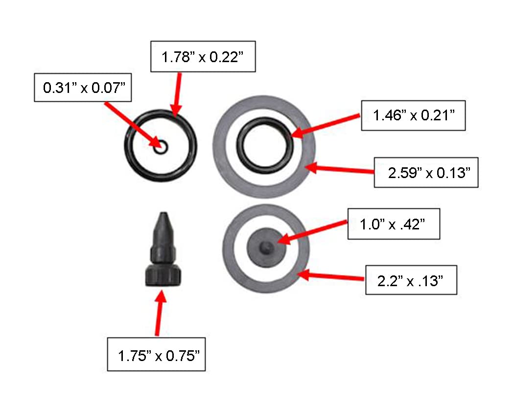 Roundup 181538 O-rings for pump—extra seal replacement ready.