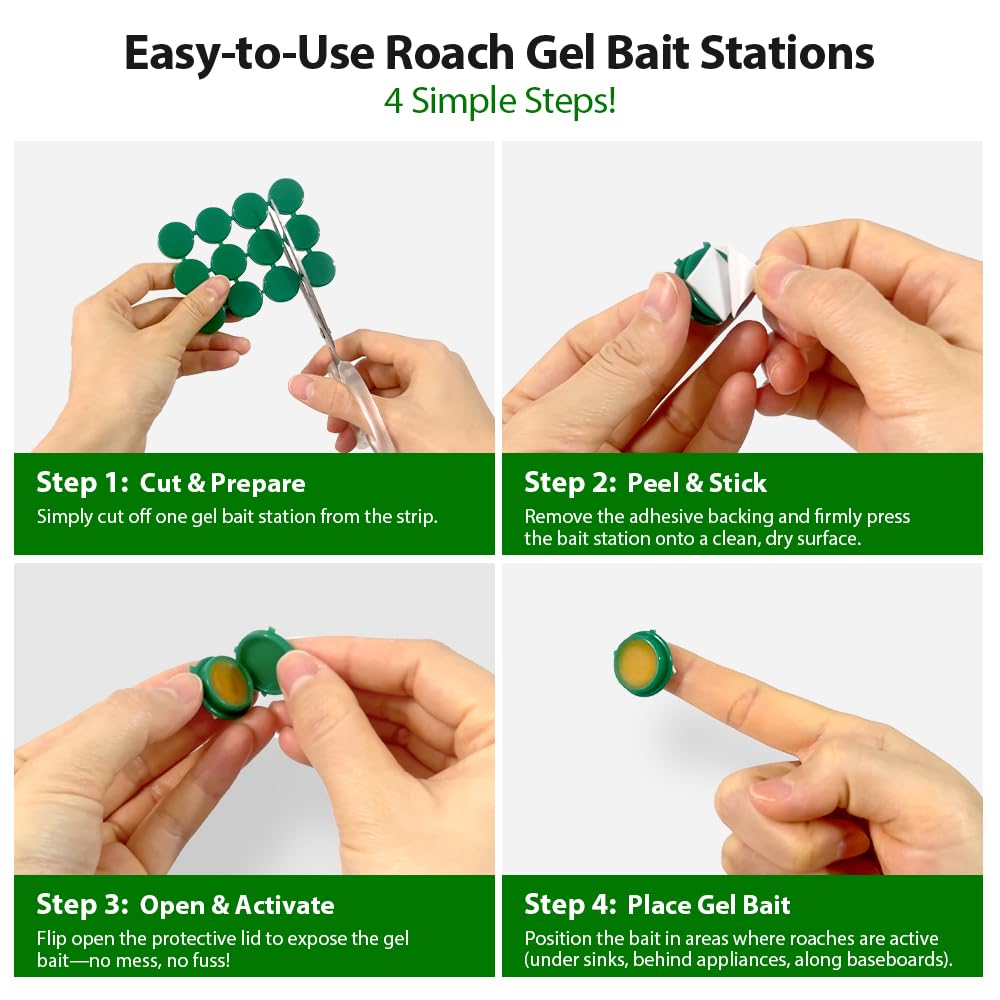 ROUTADE bait stations under sink to target hidden roaches