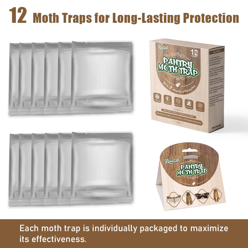 Routeade non-toxic attractant traps stay discreet in pantry corners.
