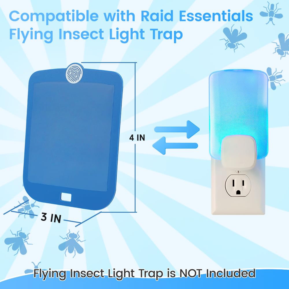 Routeade compatible glue cards for flying insect traps, quick setup and reliable sticking power.