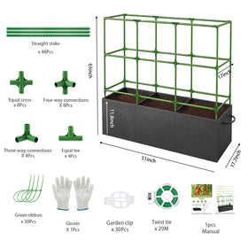 Rovexin breathable grow bag material promotes better drainage and root health.