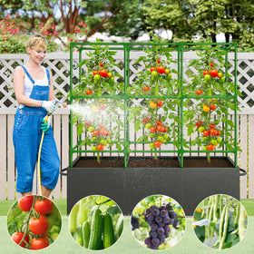 Rovexin rust-resistant steel core ensures long-lasting garden support.