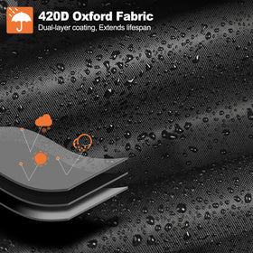ROWYEET 420D Oxford fabric umbrella cover showcasing sturdy material