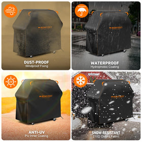 ROWYEET cover with reinforced seams resists wear and tear from daily outdoor use.