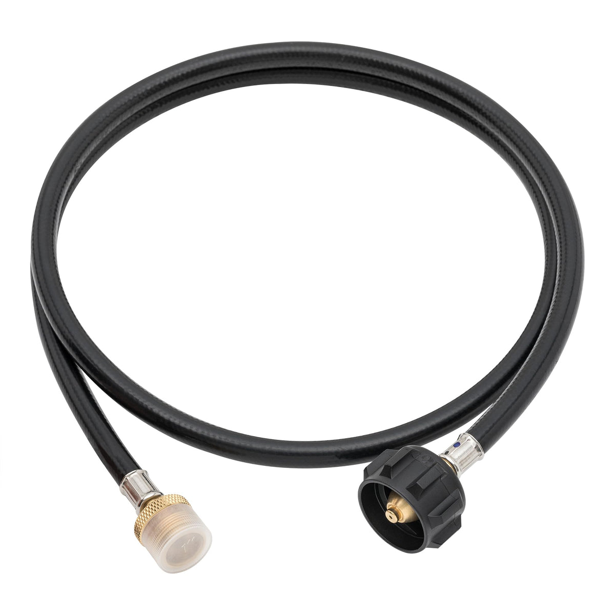 Royal Gourmet ADA1001 5ft hose connects 1 lb appliance to 20 lb tank for extended cookouts