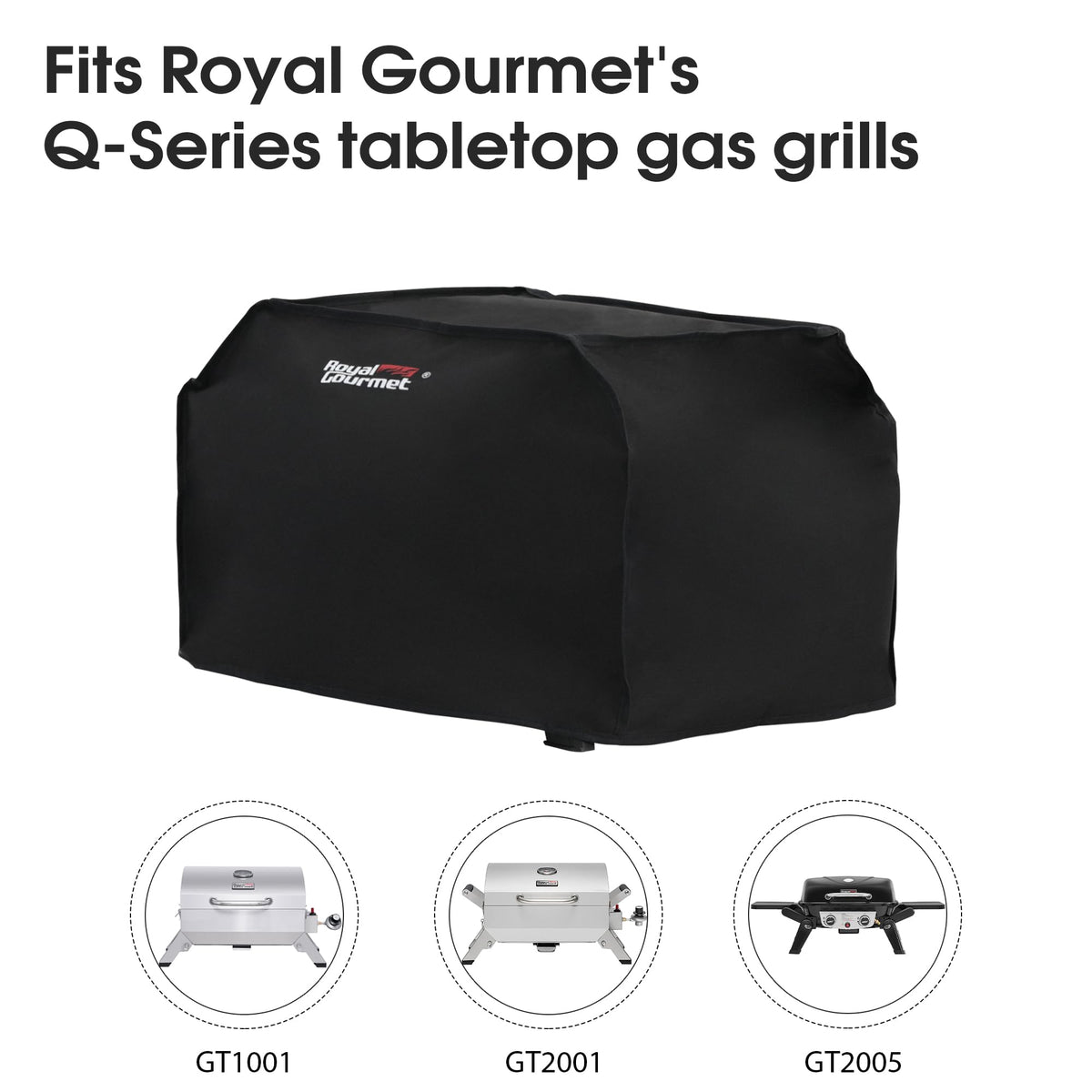 Royal Gourmet CR2005 folded for compact storage after use
