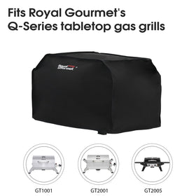 Royal Gourmet CR2005 folded for compact storage after use