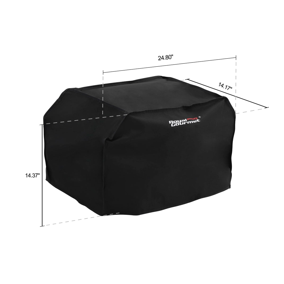 Royal Gourmet CR2005 back view with water-resistant coating shields exterior