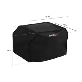 Royal Gourmet CR2005 back view with water-resistant coating shields exterior