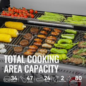 Royal Gourmet GA5403B sear burner for precise high-heat cooking