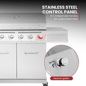 GA6402S cabinet style design blends with outdoors and stores essentials.