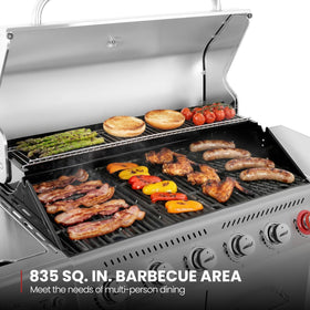GA6402S side burner ideal for sauces and sides during grilling.