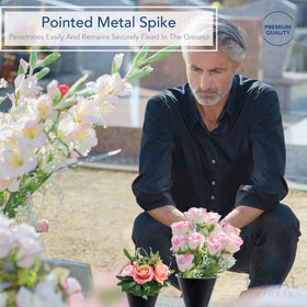 Royal Imports weather-resistant plastic suitable for outdoor memorials.