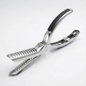 Royal Kitchen rib membrane tool with curved blade removing membrane for tender ribs