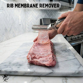 Ergonomic handle design provides comfortable grip during membrane removal