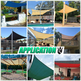 Royal Shade 200GSM HDPE canopy offers breathable, shade-friendly coverage