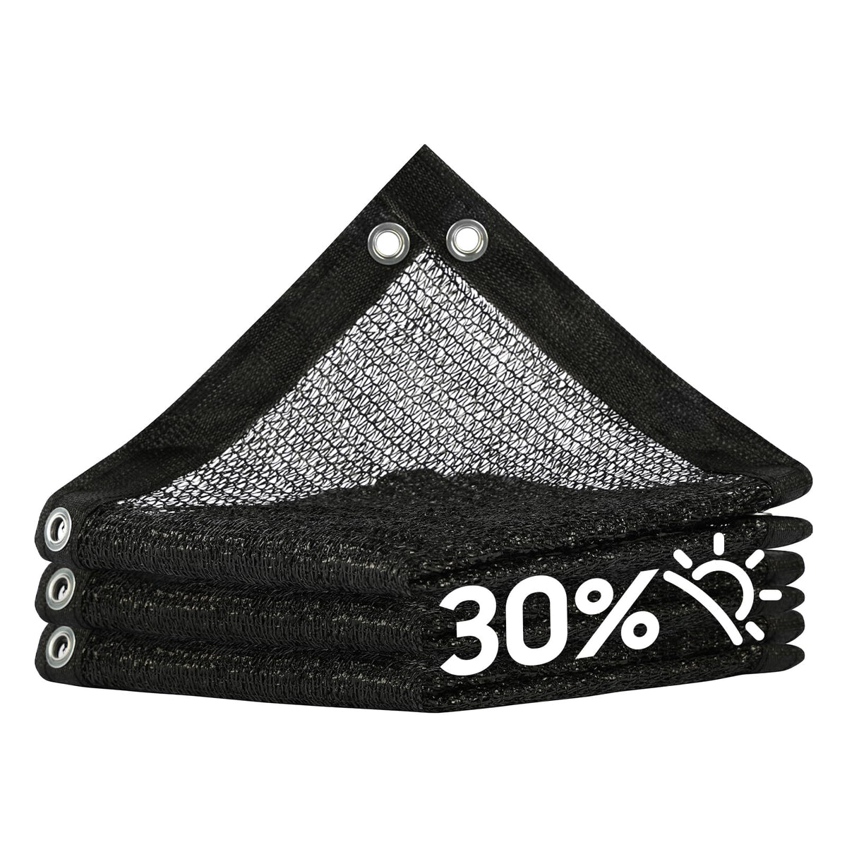 Royal Shade 30% shade cloth covering a 10x10 area with airflow for plants