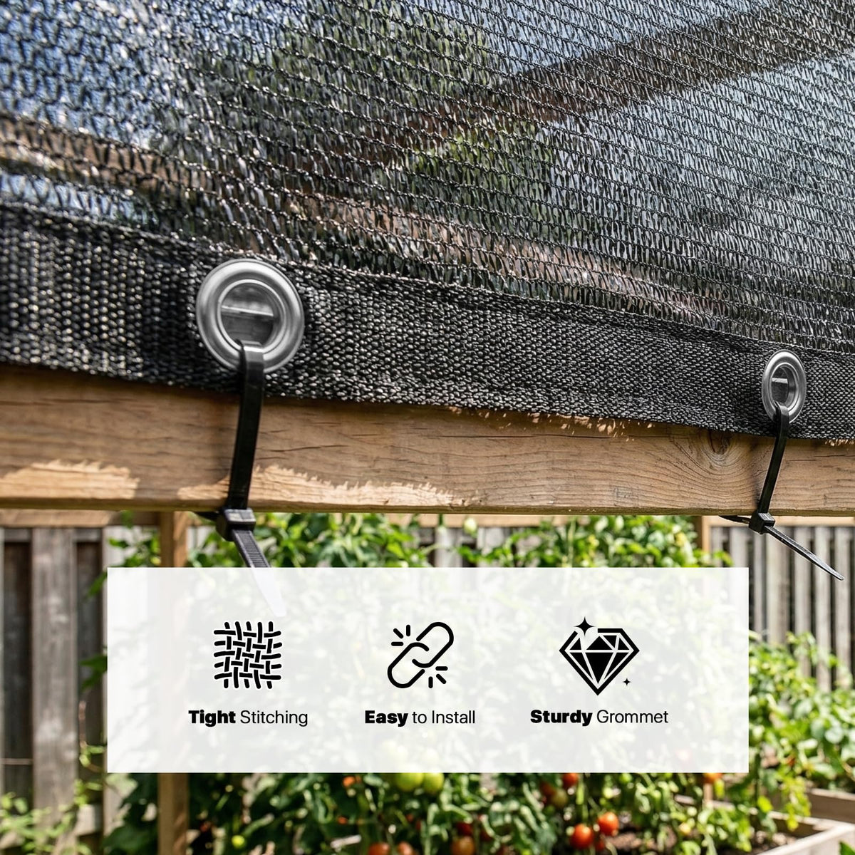 Royal Shade shading for greenhouse use to reduce heat around plants