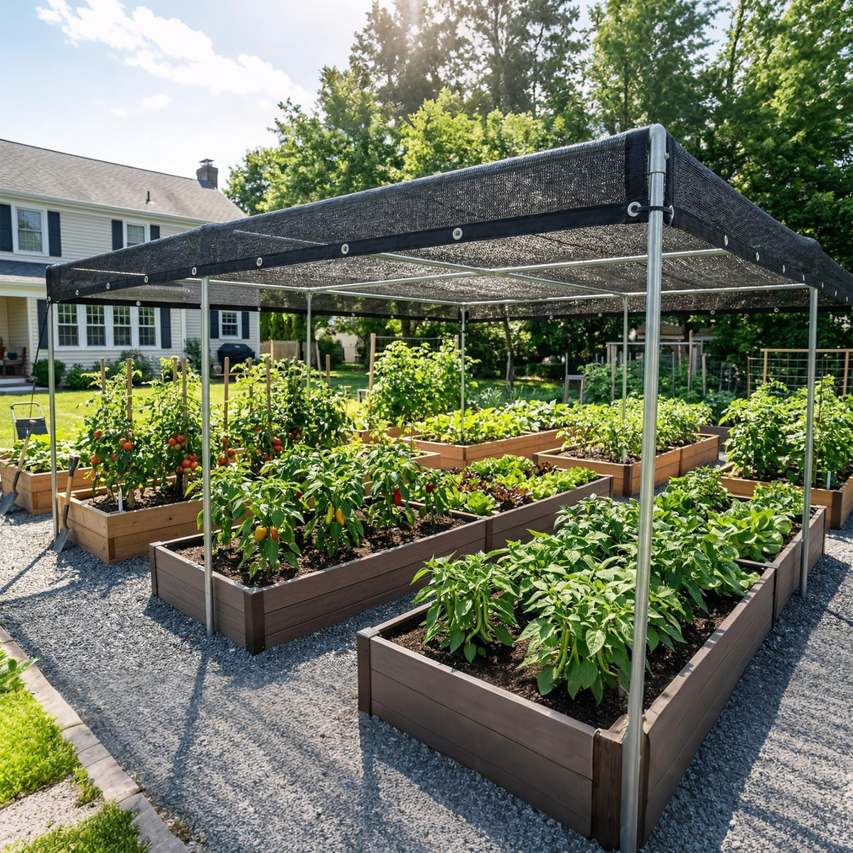 Royal Shade UV-resistant high-density fabric built for outdoors
