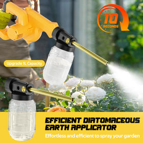 Rozlchar 1L spray bottle attachment for wider coverage in gardens and farms.