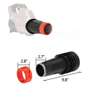 Rozlchar Stocky Car Drying Nozzle produces a concentrated air stream for tight spaces