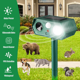 RQQN 2025 solar animal repeller waterproof body withstands weather