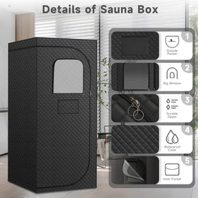 RRGFB infrared sauna box insulation detail showing heat-saving design