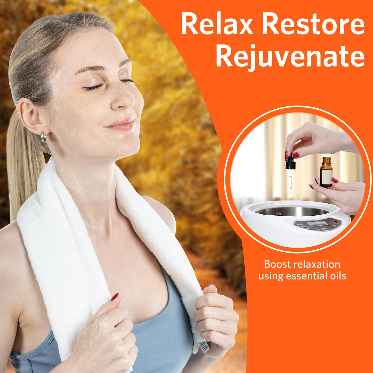 RRGFB portable sauna interior with chair, cozy space for full-body relaxation.