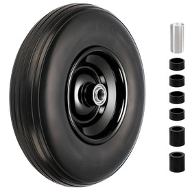 RRQ 4.00-6 flat-free tire for a 13-inch wheelbarrow, puncture-proof.