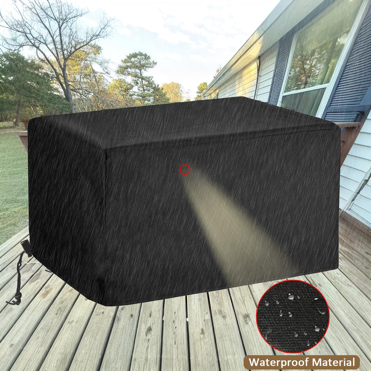 Rsipelsk easy-clean maintenance lets you wipe the cover quickly after grilling.