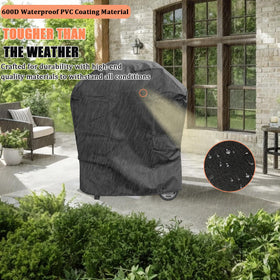 Rsipelsk grill cover is easy to clean with a damp cloth or hose.
