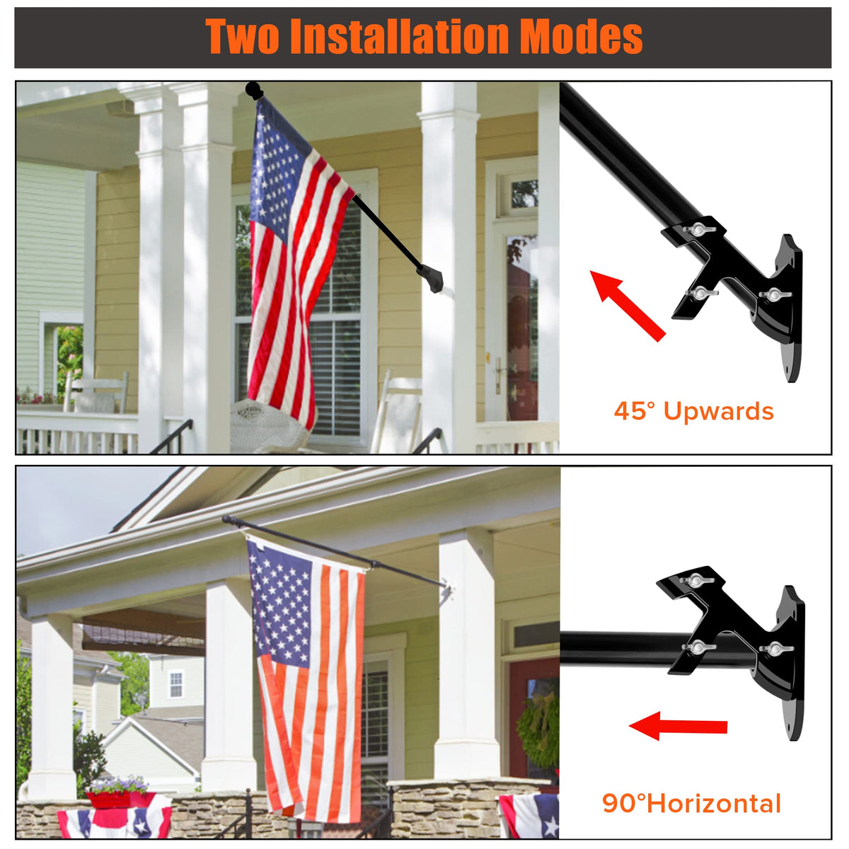 RSOTC heavy-duty flag pole built from stainless steel for durability