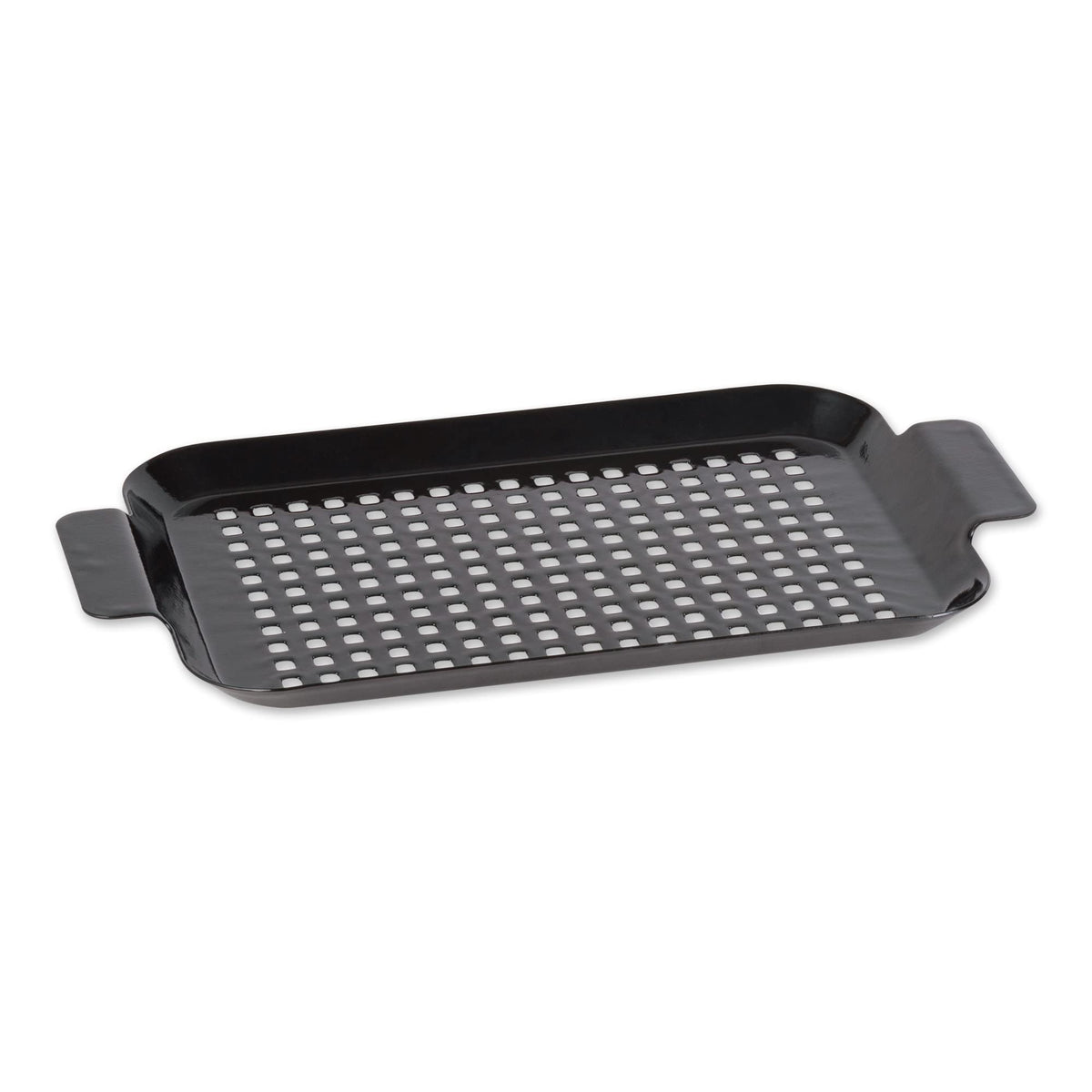 Perforated RSVP tray for direct heat and smoke exposure