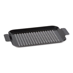 Perforated RSVP tray for direct heat and smoke exposure