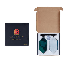 Rswardeleco blue-green suncatcher reflects sunlight to create soft color shifts