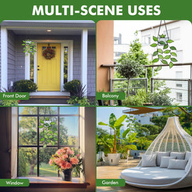 Rswardeleco hand-cut glass leaf suncatcher enhances cozy spaces with color