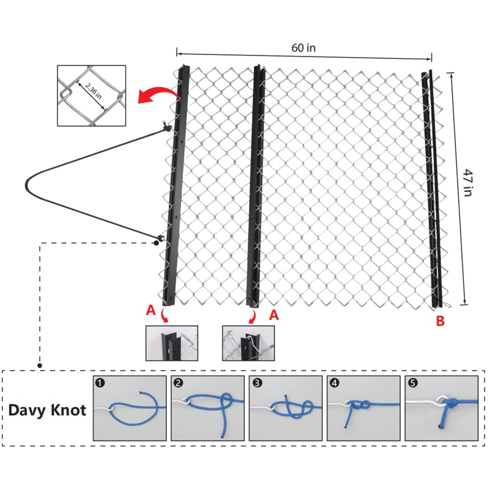 RTOSY Drag Harrow with rust-resistant coating for durable outdoor use