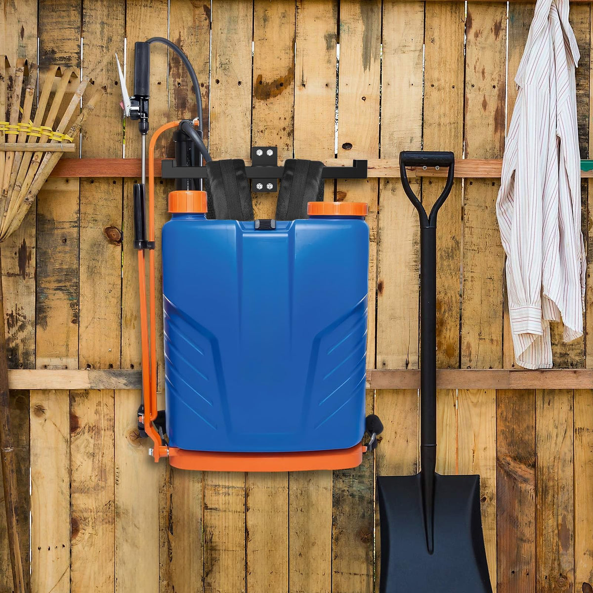 RTOSY heavy-duty steel hanger provides strong support for bulky equipment