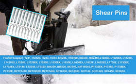 RTPOWER includes 10 shear pins and 10 cotter pins for complete kit