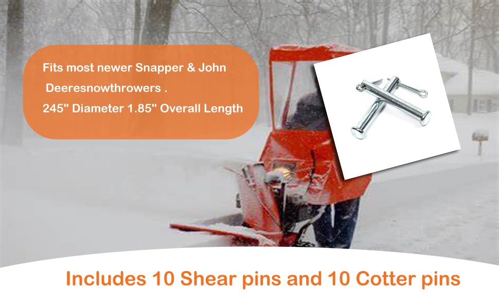 RTPOWER compatibility highlight for Snapper and John Deere snowthrowers - ensures smooth operation