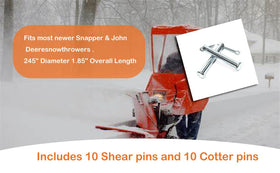 RTPOWER compatibility highlight for Snapper and John Deere snowthrowers - ensures smooth operation