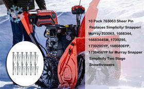 RTPOWER packaging image displaying 10 shear pins and 10 cotter pins