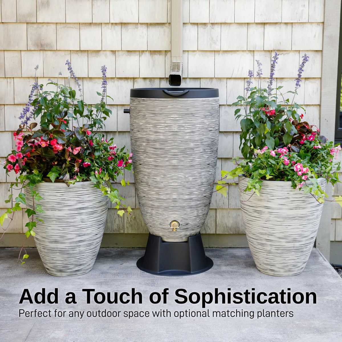 RTS Home Accents screen kit sits atop barrel guarding clean water.