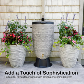 RTS Home Accents screen kit sits atop barrel guarding clean water.